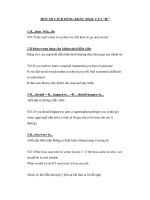 Tài liệu MỘT SỐ CÁCH DÙNG KHÁC NHAU CỦA “IF” pdf