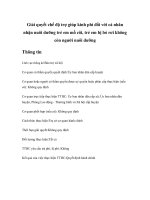 Tài liệu Giải quyết chế độ trợ giúp kinh phí đối với cá nhân nhận nuôi dưỡng trẻ em mồ côi, trẻ em bị bỏ rơi không còn người nuôi dưỡng doc