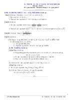 Tài liệu Đề thi thử đại học môn Toán năm 2009 LB5 pptx