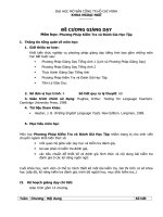 Tài liệu ÐỀ CƯƠNG GIẢNG DẠY - Môn học: Phương Pháp Kiểm Tra và Ðánh Giá Học Tập pdf