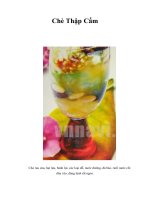 Tài liệu Chè Thập Cẩm ppt