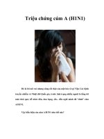 Tài liệu Triệu chứng cúm A (H1N1) doc