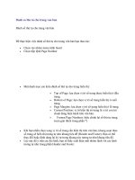 Tài liệu Đánh số thứ tự cho trang văn bản docx