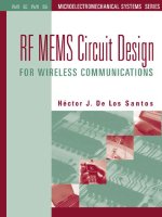 Tài liệu Rf Mems Circuit Design For Wireless Communications pptx