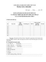 Tài liệu BM.YT.26. - Bản kê khai danh sách nhân sự và trang thiết bị chuyên môn, kỹ thuật của cơ sở kinh doanh TTBYT doc