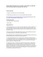 Tài liệu Thủ tục đăng ký khai sinh cho trẻ em sinh ra ở nước ngoài và có quốc tịch Việt Nam theo quy định của Luật quốc tịch Việt Nam pdf