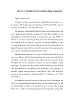 Tài liệu Các yếu tố cần thiết để nuôi cá không dùng kháng sinh ppt