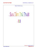 Tài liệu Sưu tầm thủ thuật p13 docx