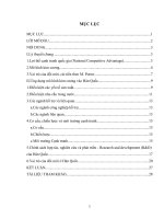 Vận dụng mô hình kim cương để phân tích lợi thế cạnh tranh của Hàn Quốc