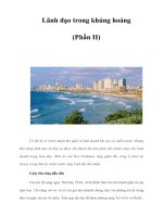 Tài liệu Lãnh đạo trong khủng hoảng (Phần II) pdf