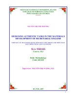 Thiết kế các hoạt động mang tính thực tiễn trong việc biên soạn giáo trình tiếng anh văn phòng