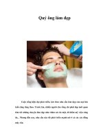 Tài liệu Quý ông làm đẹp pptx