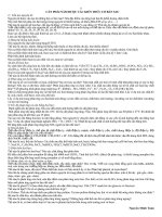 Tài liệu Kiến thức cơ bản ôn thi Hóa pdf