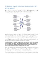 Tài liệu Chiến lược xây dựng thương hiệu trong hội nhập kinh tế quốc tế pdf