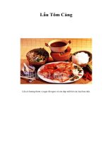 Tài liệu Lẩu Tôm Càng doc