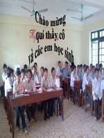 Tài liệu Bài 10: Tương tác gen tác động đa hiệu của gen pptx