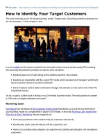 How to identify your target customers 