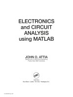 Tài liệu Electronics and Circuit Analysis using MATLAB P1 ppt