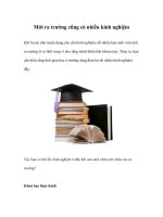 Tài liệu Mới ra trường cũng có nhiều kinh nghiệm docx