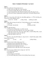 Tài liệu 30 câu hỏi trắc nghiệm tĩnh học 10 pdf