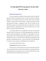 Tài liệu Các biện pháp IPM trong quản lý sâu hại chính trên cây cà chua pptx