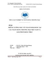 Các vướng mắc về tài sản bảo đảm tại các NHTM và giải pháp khắc phục