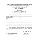 Tài liệu Mẫu đơn đề nghị cấp và gia hạn chứng chỉ hành nghề buôn bán thuốc bảo vệ thực vật pptx