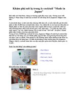 Tài liệu Khám phá nét lạ trong ly cocktail 