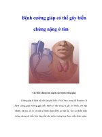Tài liệu Bệnh cường giáp có thể gây biến chứng nặng ở tim ppt