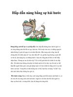 Tài liệu Hấp dẫn nàng bằng sự hài hước docx