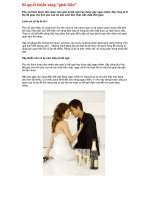 Tài liệu Bí quyết khiến nàng phát điên pptx