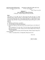 Tài liệu Đề thi môn Hệ thống Lao động tiền lương (Đề số 5) pdf