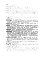 Tài liệu Tự điển Food Science, Technology And Nutrition - Vần X,Y,Z doc