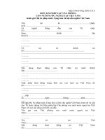 Tài liệu Đơn xin phép lập Văn phòng con nuôi nước ngoài pdf