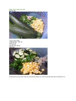 Ngọt mát bí ngòi xào ngô 