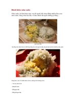 Tài liệu Bánh khúc mùa xuân pptx