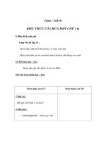 Tài liệu Toán ( Tiết 4) - BIỂU THỨC CÓ CHỨA MỘT CHỮ doc