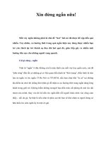 Tài liệu Xin đừng ngắn nữa! docx