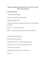 Tài liệu Mẫu biên bản họp hội đồng khoa học công nghệ công nhận TBKT, công nghệ mới pdf