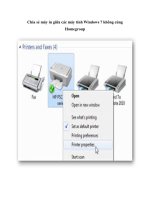 Tài liệu Chia sẻ máy in giữa các máy tính Windows 7 không cùng Homegroup ppt