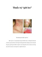 Tài liệu Thuốc trị “giời leo” docx