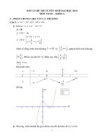 Tài liệu ĐÁP ÁN ĐỀ THI TUYỂN SINH ĐẠI HỌC 2010 MÔN TOÁN – KHỐI A (GV.VÕ HỮU PHƯỚC) pptx