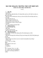 Tài liệu Bài thu hoạch giáo án thực hành số 5 pptx