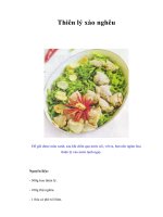 Tài liệu Thiên lý xào nghêu pptx