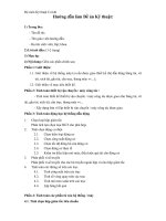 Bộ môn Kỹ thuật Cơ khí Hướng dẫn làm Đề án Kỹ thuật