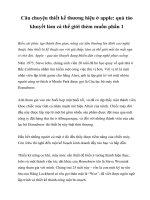 Tài liệu Câu chuyện thiết kế thương hiệu ở apple: quả táo khuyết làm cả thế giới rung động pdf