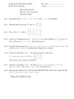 Tài liệu Đề luyện tập môn đại số tuyến tính 3 docx