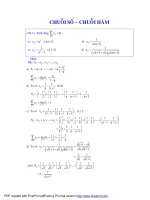 Tài liệu Bài tập chuỗi pdf