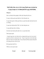 Tài liệu Xuất khẩu thủy sản có tên trong Danh mục tại phụ lục 5 (Quyết định số 15/2006/QĐ-BTS ngày 08/9/2006) docx