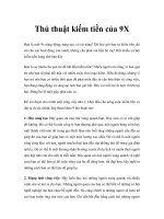 Tài liệu Thủ thuật kiếm tiền của 9X pptx